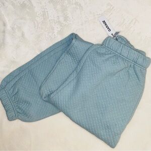 Garage Light Blue Quilted Joggers Set